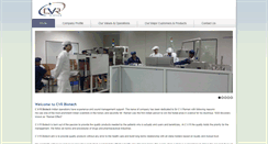 Desktop Screenshot of cvrbiotech.com